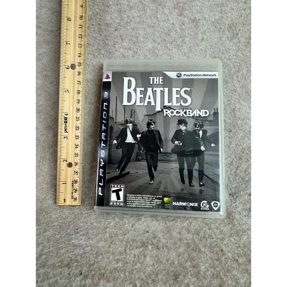 The Beatles Rock Band PlayStation 3 PS3 Video Game Disc Case Manual Complete
